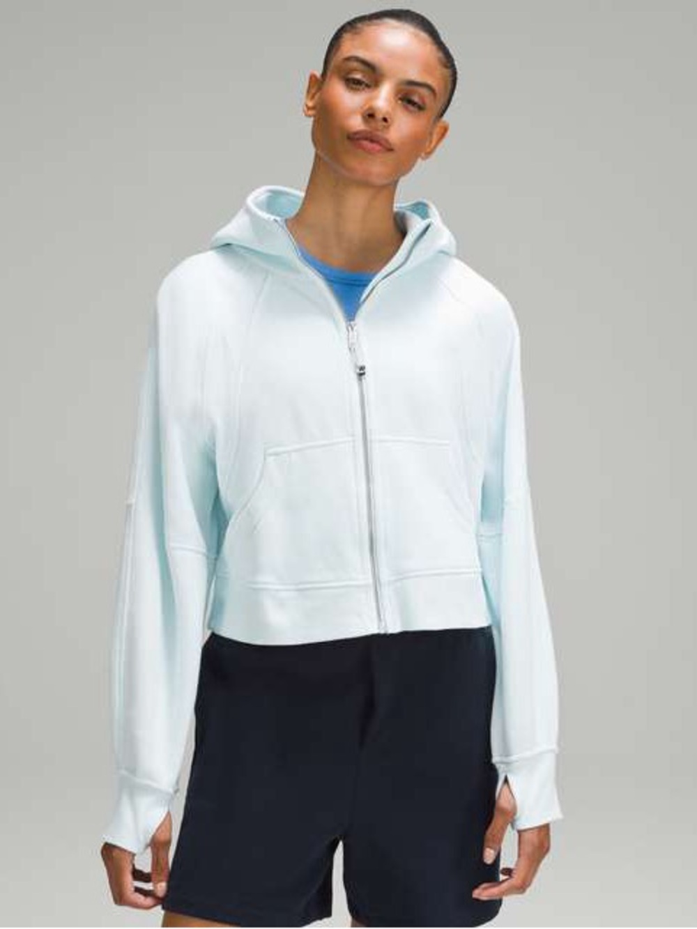 NWT - lululemon Full Zip Scuba Cropped Hoodie